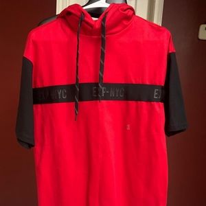 Express pullover jacket short sleeve